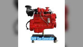 5kw Gaz Jeneratörü %85-95 Verimlilik KGC80NS