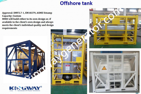 Jeneratör Açık Deniz Platformları için Çerçeve Nakliye Konteyner Skid DNV Kaldırma