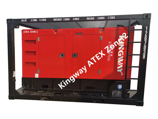 ATEX Standard Zone 2 Sessiz Dizel Jeneratör Seti Özelleştirilmiş 35KVA