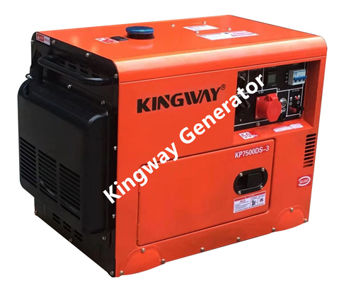 10KW Sessiz Küçük Mobil Doğalgaz Jeneratör Seti Acil Güç