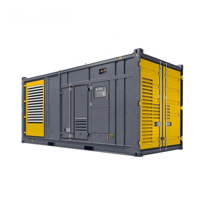 Su soğutulmuş 3 fazlı CE 50hz 1500rpm 300kw konteyner tipi doğal gaz jeneratörü Cummins ana şebekesi ile
