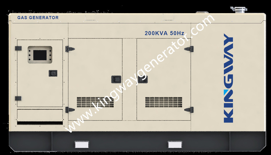 Gaz Isı Pompası Klima için 250KVA Doğal Gaz Cummins 200kw Jeneratör Sessiz