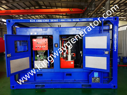 DNV 2.7-1 ATEX Zone 2 Cummins Dizel Motorlu Hava Kompresörü Patlama Korumalı 375CFM