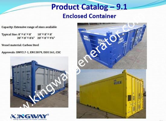 CSC Çift Sertifikalı DNV 2.7-1 Açık Deniz Konteynerleri 10ft 20ft