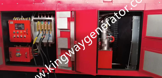 ATEX Bölge 2 375CFM Sullair Patlama Dayanıklı Dizel Hava Kompresörü Kingway DNV Çerçeve