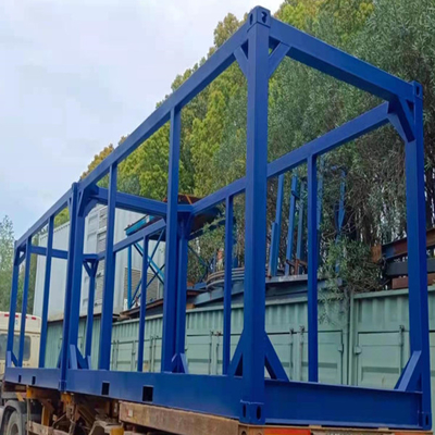 Ana Çelik Yapı 20ft Nakliye Konteyner Çerçevesi Dayanıklı Boyut