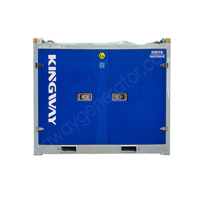 75kva 60kva Bölge 2 Tehlikeli Bölge Patlama Güvenli Sessiz Jeneratör