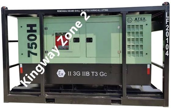 Ex proof motor kompresörü mobil ses geçirmez kompresör hava kompresörü patlama geçirmez