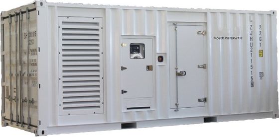 Konteyner Tipi Dizel Jeneratör Sessiz Kutusu Yedek Güç kaynağı Büyük Elektrik Santrali Ekipmanı