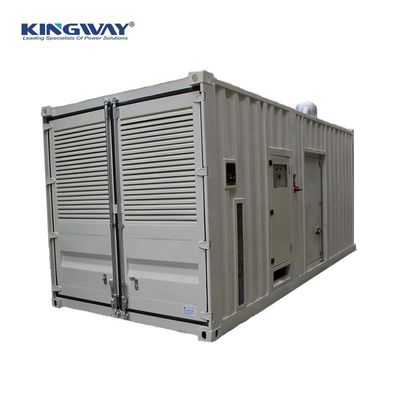 1000KW Brushless Konteyner Tip 1MW Doğal gaz jeneratörü Elektrik santrali için Elektrik üretimi Fabrika su soğutması