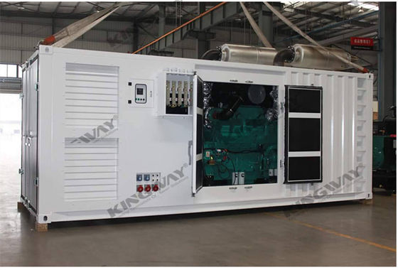 Ses geçirmez dizel jeneratör 400v 50hz 3 faz 4 kablolu güç jeneratörü set dizel genset ses geçirmez