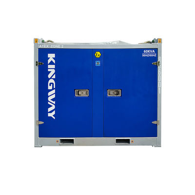 Petrol ve gaz sahaları için DNV2.7-1 açık deniz Atex Bölgesi 2 Patlama Kanıtı Doğrudan üreticiden Rig Safe Diesel Generator