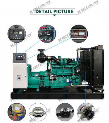 Süper Sessiz Çatı Dizel Jeneratörü 30kva'dan 500kva'ya 400v 50hz 3 faz 4 Tel Dizel Genset