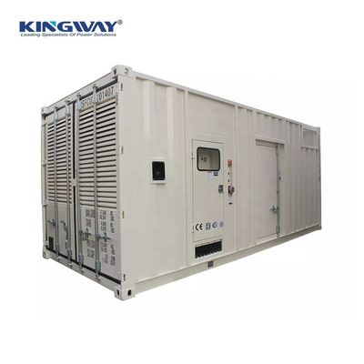 CE yüksek güç yüksek voltaj özel Genset 1000Kw-2000Kw Bekleme Gücü İyi Kaliteli Dizel konteyner jeneratörü