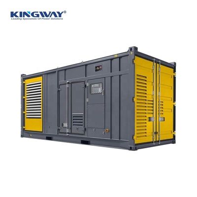 CE yüksek güç yüksek voltaj özel Genset 1000Kw-2000Kw Bekleme Gücü İyi Kaliteli Dizel konteyner jeneratörü