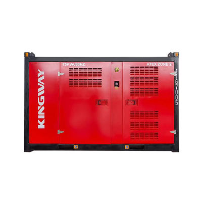 75KVA 600KVA 50HZ 60HZ ATEX Sertifikalı Bölge 2 Patlama Güvenli Dizel Jeneratör Set sessiz Jeneratör Set
