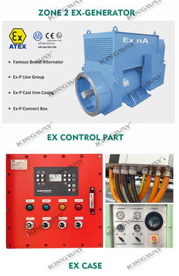 Supply 1000kva 400v 50hz dizel motor ateks bölge 2 dizel teçhizat güvenli jeneratör