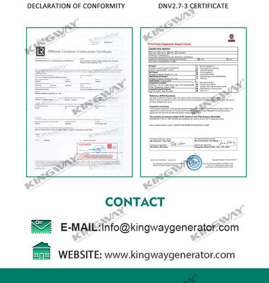 Supply 200kva 400v 50hz 3 faz 4 tel ex-kanıt dizel motor atex bölge 2 jeneratörü