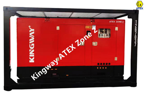 25kva 400v 50hz 3 fazlı patlama geçirmez dizel motor ATEX sertifikalı bölge 2 açık deniz jeneratörü