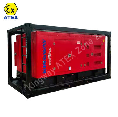 80KVA Ağır Güçlü ATEX Bölge 2 DNV 2.7-1'de monte edilmiş denizaltı jeneratörü