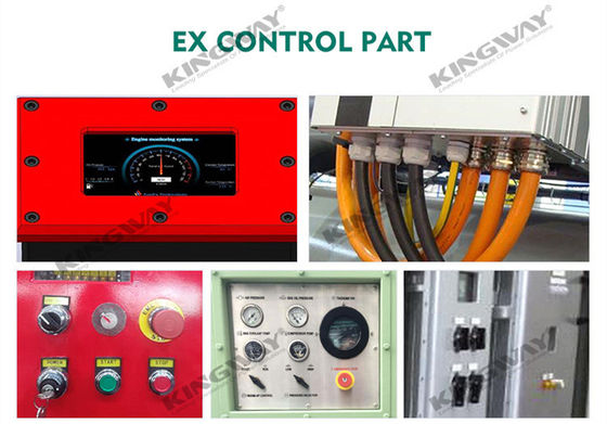 Denizaltı için 800kva 400v 50hz dizel motor ateks bölge 2 jeneratörü
