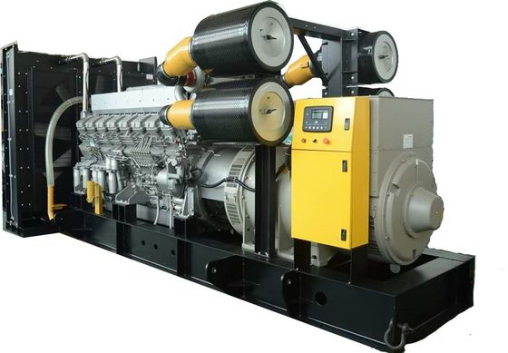 Endüstriyel Bekleme Sürekli Acil Durum 1mw Gaz Jeneratörü Düşük Yakıt Tüketimi Jeneratör Seti 1000kw 1100kw 1250kva Üretim