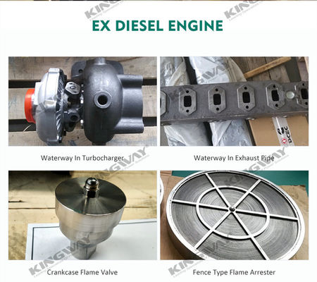 400v 50hz 3 fazlı 4 tel 300kva dizel motor ATEX bölgesi 2 dış hatlı dnv denizaltı jeneratörü