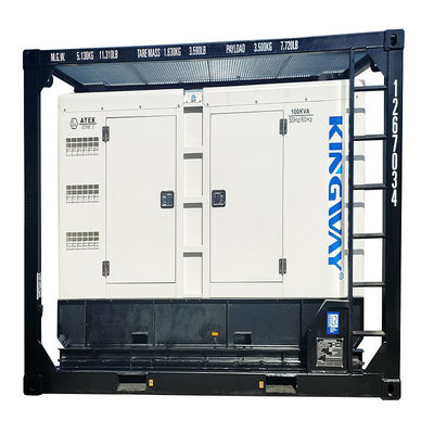 ATEX sertifikası 3 fazlı 200kw 250kva bölge2 patlamaya dayanıklı dizel jeneratör seti DNVGL 2.7-1 kaydırma çerçeve platform servis motoru