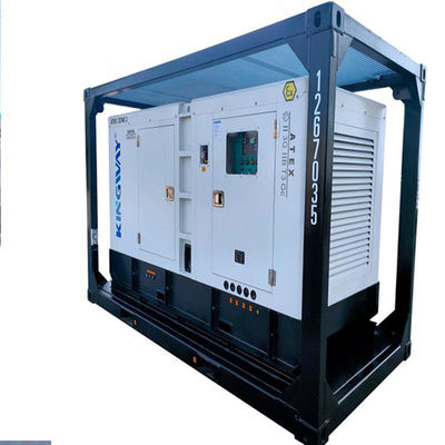 ATEX sertifikası 3 fazlı 200kw 250kva bölge2 patlamaya dayanıklı dizel jeneratör seti DNVGL 2.7-1 kaydırma çerçeve platform servis motoru