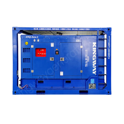 185CFM 6.9Bar Patlama geçirmez ATEX Bölge 2 Dizel Motor DNV2.7-1 kaldırma çerçevesi ile Sullair Hava Kompresörü