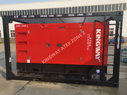 150KVA ATEX Bölge 2 T3 Patlama Karşıtı Dizel Jeneratör DNV kaldırma çerçevesi