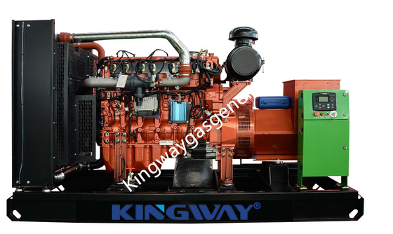 CE Kingway yüksek kaliteli 90KW NG Doğal Gaz Jeneratörü Cummins Engine Tarafından Güçlendirilen düşük tüketim