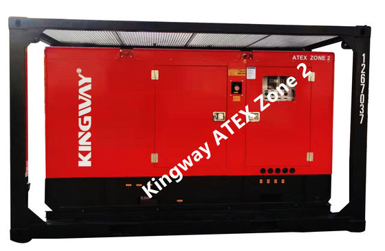 300KVA Kingway Patlama Karşıt Sessiz Dizel Jeneratör ATEX Bölge 2 Ekipmanı