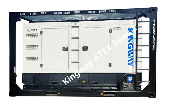 300KVA Kingway Patlama Karşıt Sessiz Dizel Jeneratör ATEX Bölge 2 Ekipmanı