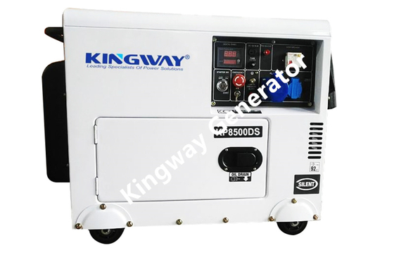 Su Soğutmalı 3 Fazlı 50hz 1500rpm Sessiz Dizel Taşınabilir Jeneratör Seti 8KVA 12Hp