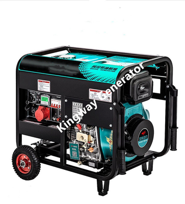 10KW Sessiz Küçük Mobil Doğalgaz Jeneratör Seti Acil Güç
