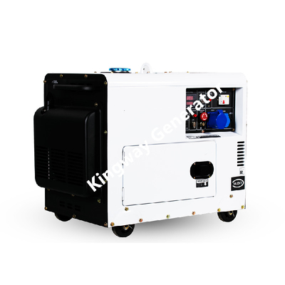 10KW Sessiz Küçük Mobil Doğalgaz Jeneratör Seti Acil Güç