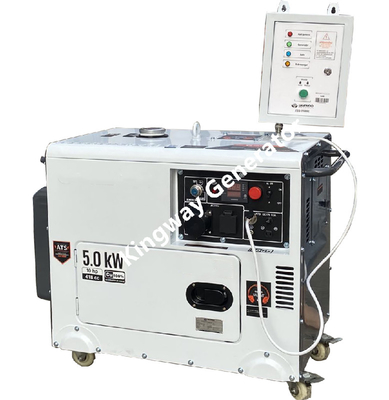 Turuncu Renkli Taşınabilir Jeneratör Sessiz Jeneratör Seti 8KVA 12Hp