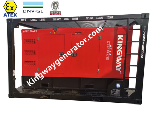 Kingway ATEX Zone 2 Sullair Dizel Motor Hava Kompresörü 750CFM 10.3 Bar Basınç