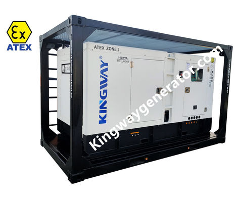 300KVA Kingway Patlama Karşıt Sessiz Dizel Jeneratör ATEX Bölge 2 Ekipmanı