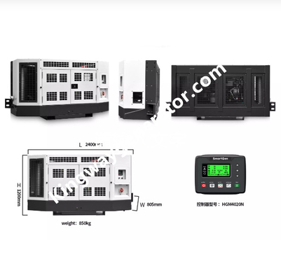 20KVA 16KW Perkins Motor Soğutuculu Jeneratör Seti, Soğutma Kamyonu İçin