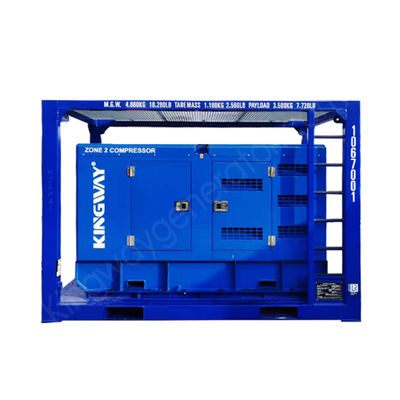 Kingway ATEX Bölge 2 Sullair Hava Kompresörü 186CFM 100Psi Offshore Petrol ve Gaz Alanları için