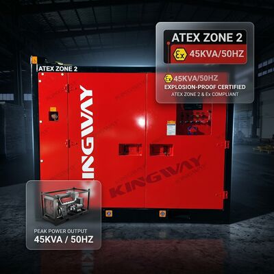 ATEX Bölge 2 Patlama Güvenli Yüksek Basınçlı DNV Çerçeveli Dizel Deniz Su Pompası