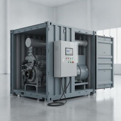 800kW 1000kVA 20ft ISO konteyner sessiz deniz dizel jeneratörü SmartGen ATS denetleyici ile birlikte