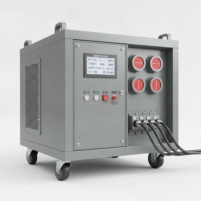 100kW taşınabilir 3 Fazlı RCD Dijital Kontrol Jeneratörü UPS Test Sistemi ile Resistif Kapasitatif Yük Bankası